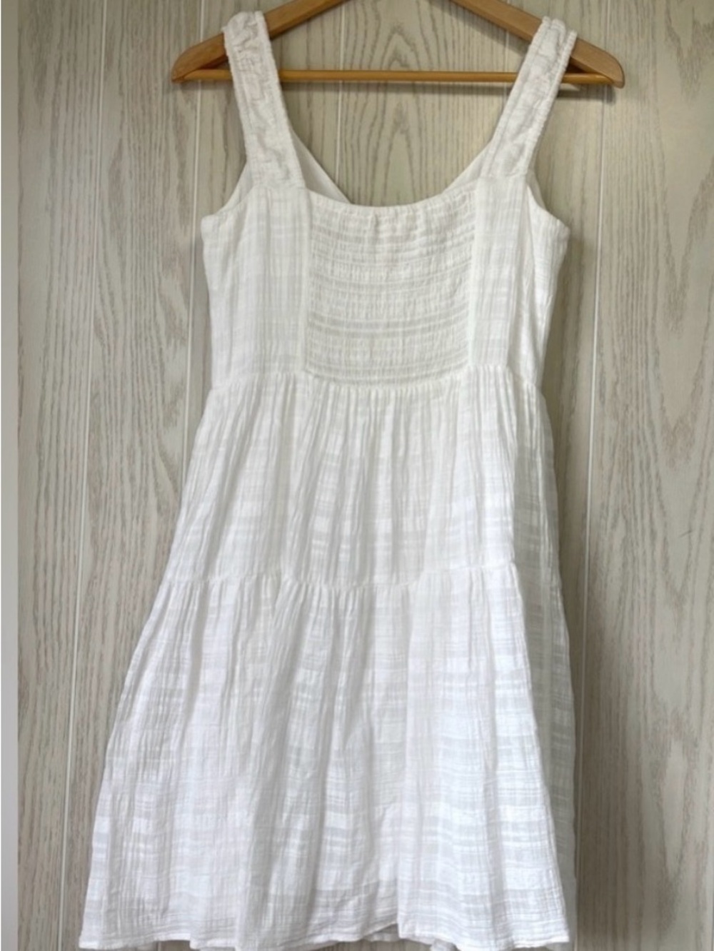 Idyllwind White Button-Front Mini Dress - Picture 5 of 7